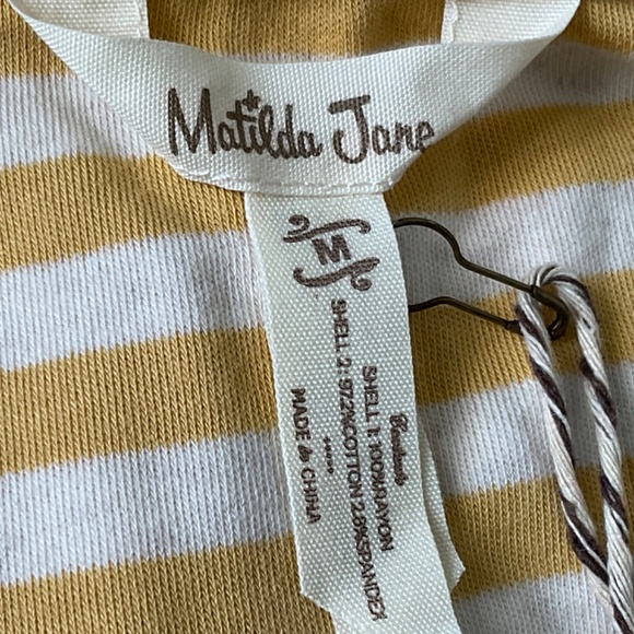 NWT MATILDA JANE Adventure Begins Summer Sunset Striped Dress Size Medium - Picture 3 of 7